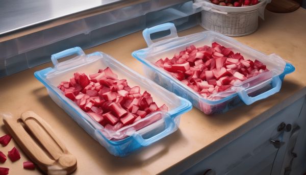 Congeler de la rhubarbe pour en profiter toute l’année